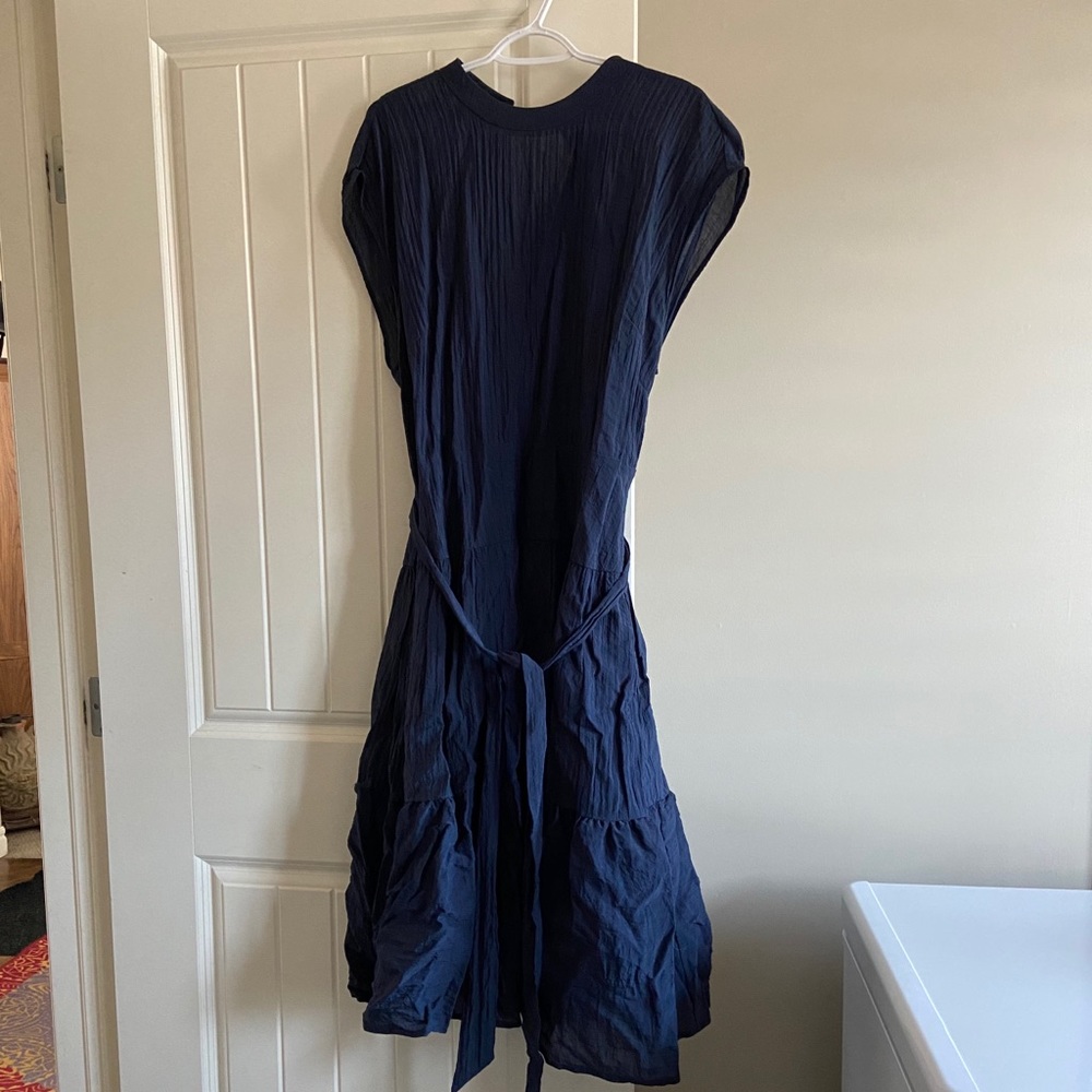 Eloquii Navy MIDI Dress